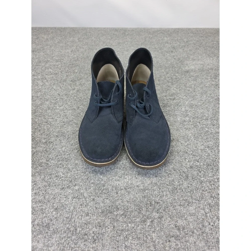 Clarks Originals Boots Women's 8 M Charles F. Stead‎ Desert Chukka Suede Navy